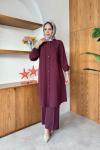 Irmak Tunik Takım  Bordo