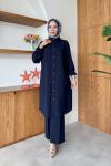 Irmak Tunik Takım  Lacivert