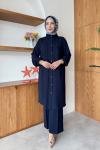 Irmak Tunik Takım  Lacivert