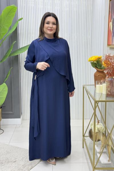 Kıvılcım Elbise Lacivert