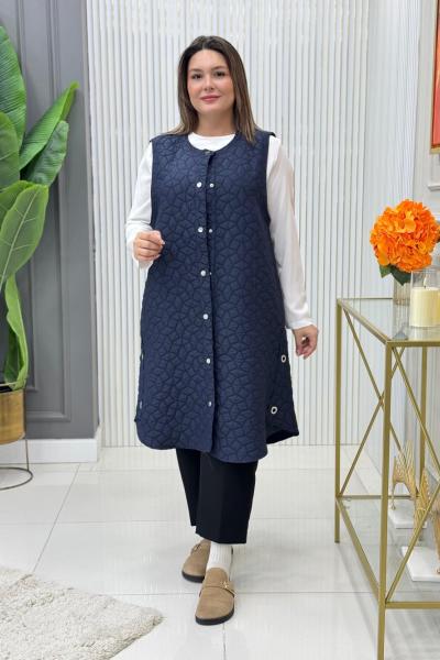 Kübra Yelek Lacivert