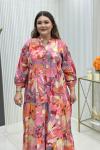 Melina Elbise Pembe