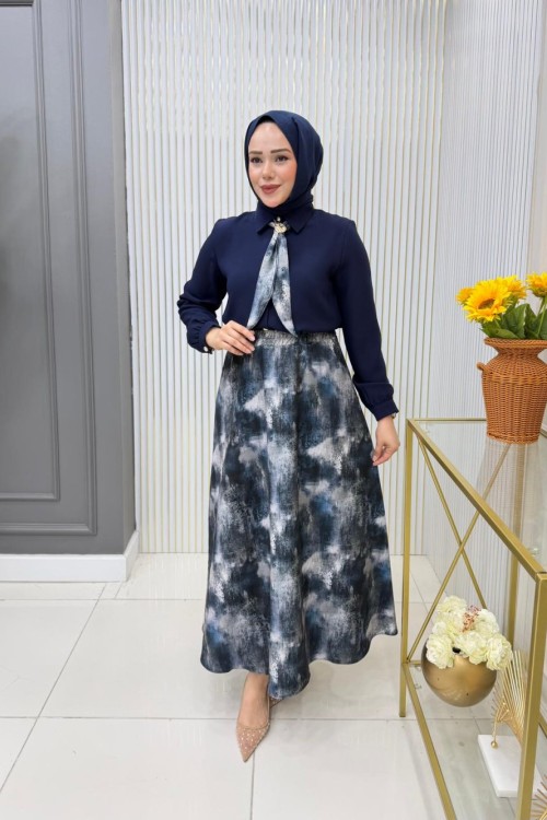 Meryem  Etekli Takım  Lacivert