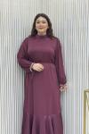 Mihra Elbise Bordo
