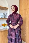Mina Elbise Bordo