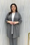 Miray Üçlü Takım Gri