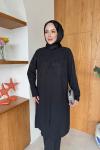 Narin Tunik Takım Siyah
