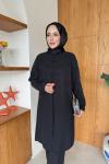 Narin Tunik Takım Siyah