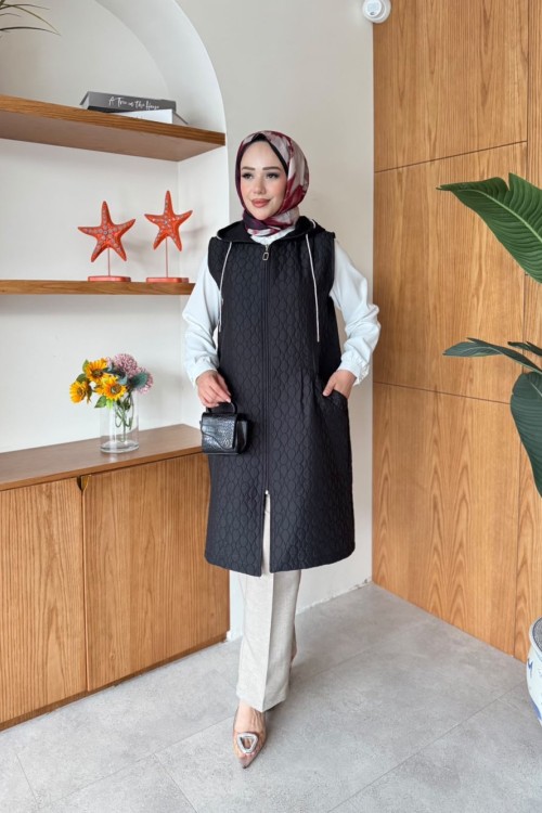 Naz Yelek Siyah