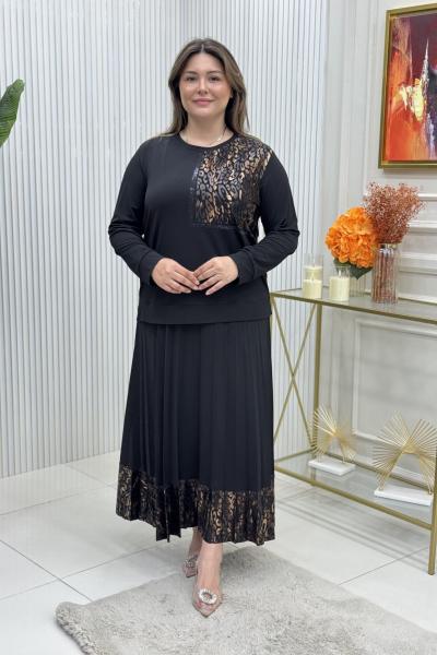 Nedime Etekli Takım Siyah