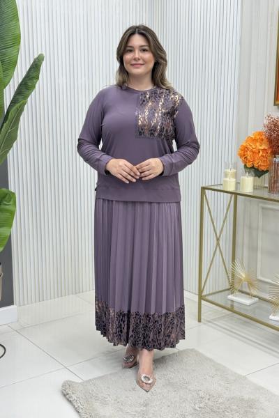 Nedime Etekli Takım Lila