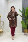 Nejla Tunik Takım  Bordo