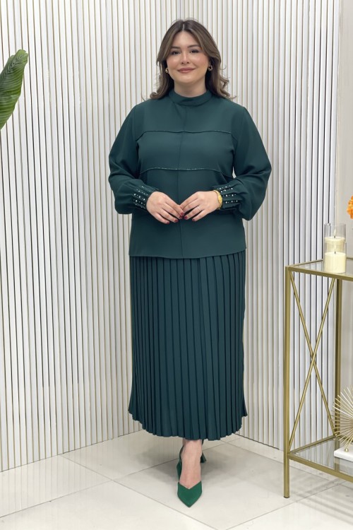 Nezaket Etekli Takım Zümrüt