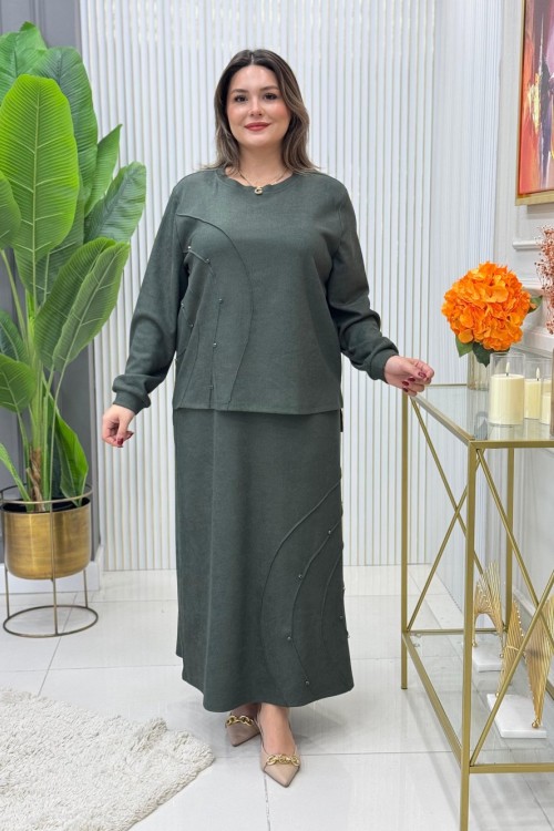 Nisa Etekli Takım  Haki