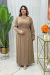Orkide Elbise Camel