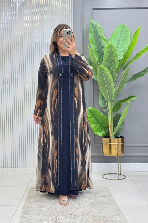 Oya Elbise  Lacivert