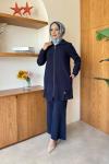 Perihan Tunik Takım  Lacivert
