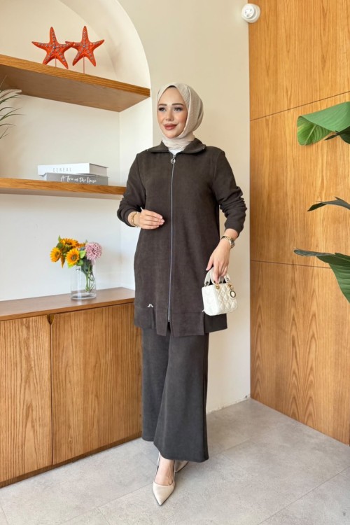 Perihan Tunik Takım  Haki