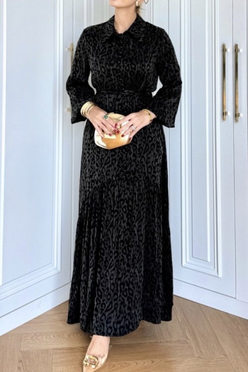 Perviz Elbise  Siyah