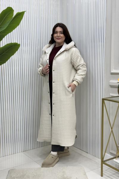 Pınar Kapitone Mont Taş Rengi