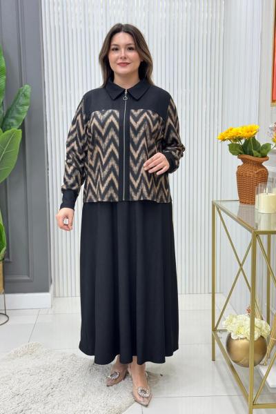 Rabia etekli takım  Siyah