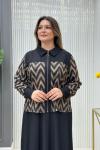 Rabia etekli takım  Siyah