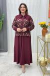 Rabia etekli takım  Bordo