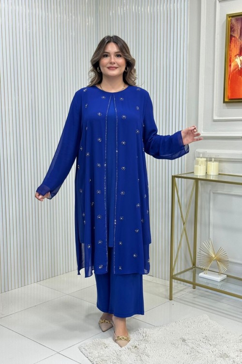 Reyhan Takım Saks Mavisi