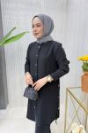 Sakine Tunik Takım Siyah