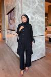 Saliha Üçlü Takım Siyah