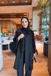 Saliha Üçlü Takım Siyah