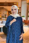 Saliha Üçlü Takım Lacivert