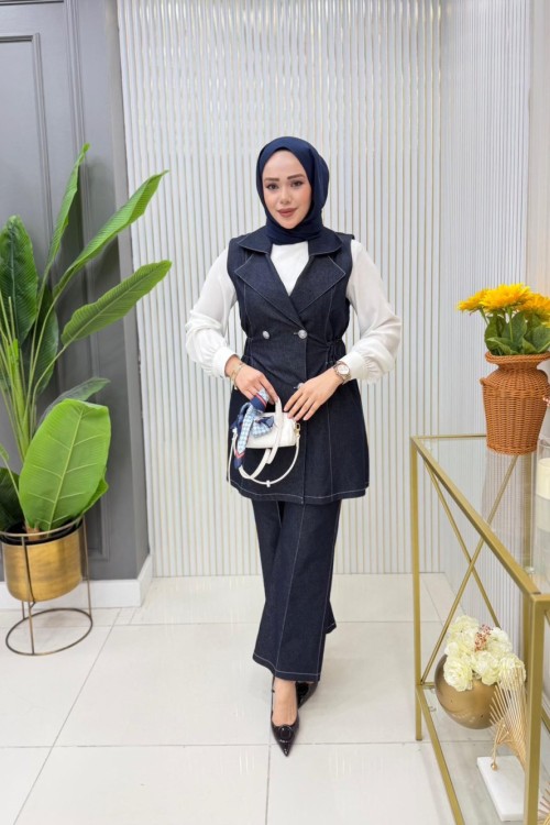 Samira Üçlü Takım Lacivert