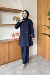 Selcan Tunik Takım  Lacivert