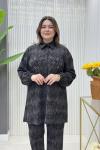 Selin Tunik Takım Siyah