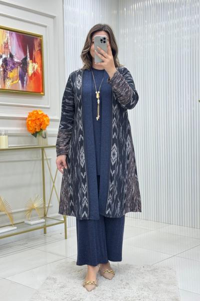 Senem Üçlü Takım  Lacivert