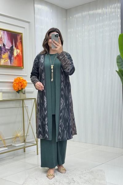 Senem Üçlü Takım  Zümrüt