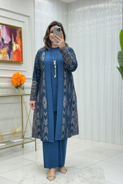 Senem Üçlü Takım  Mavi