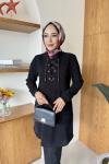 Seniha Tunik Takım Siyah