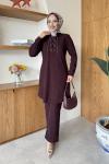 Seniha Tunik Takım Bordo