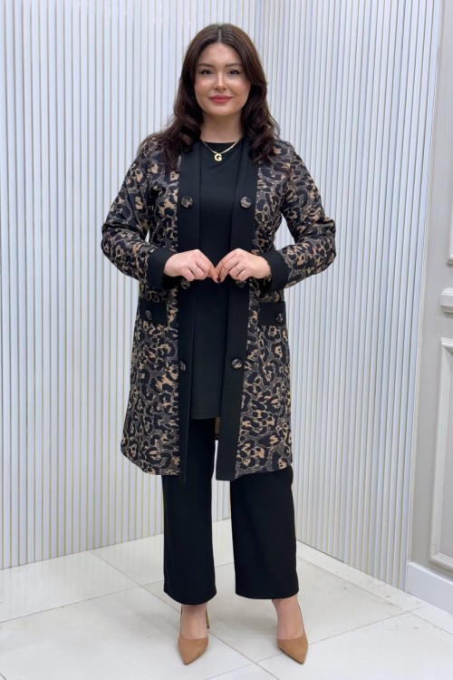 Tuana Üçlü Takım Siyah