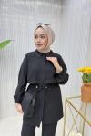 Ülkü Tunik Takım Siyah