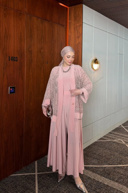 Viola Şık Takım Pudra