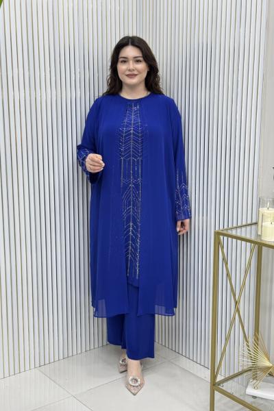 Yağmur Takım Saks Mavisi