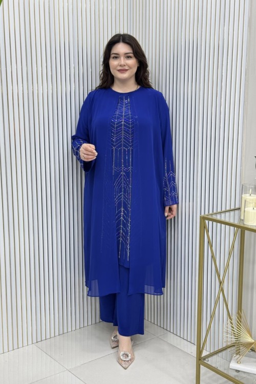 Yağmur Takım Saks Mavisi