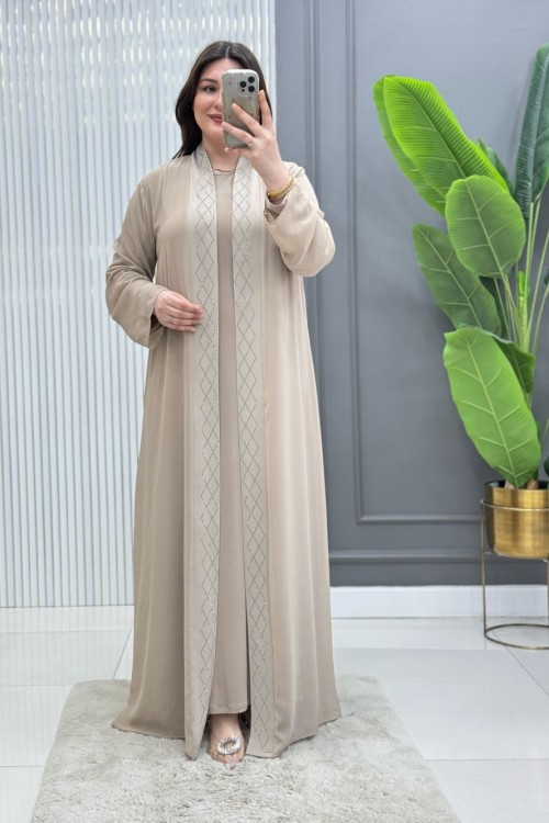 Zümra Elbise Bej