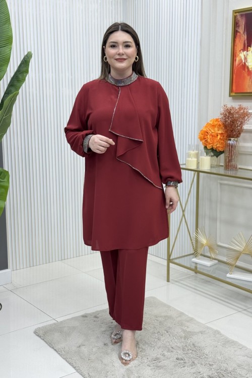 Defne Takım Bordo