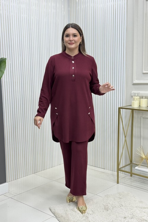 Berfu Takım Bordo