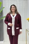 Jülide Triko Takım Bordo