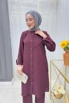 Şura Tunik Takım  Bordo